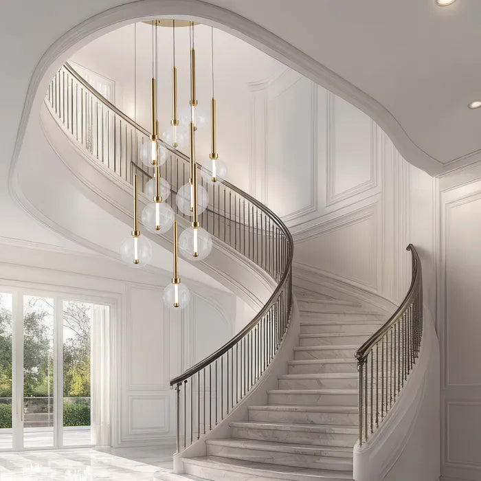 Vencha Meteor 10 Light Pendant - Round