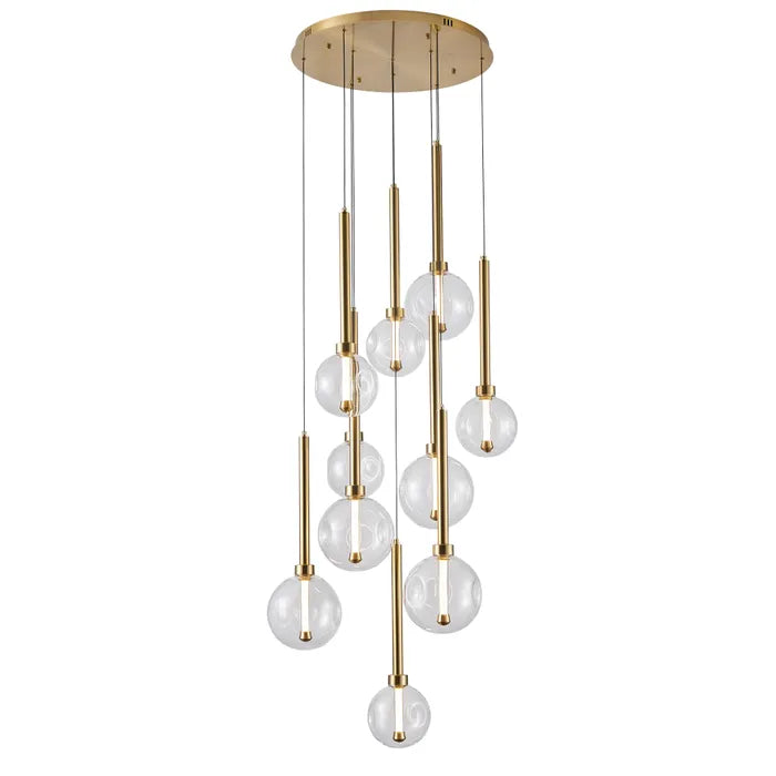 Vencha Meteor 10 Light Pendant - Round