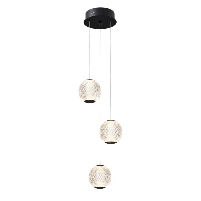 Vencha Lighting: Langdon Black 1 LT, 3Lt, 4Lt Bar Pendant, 8 Lt and 15 Lt Pendant