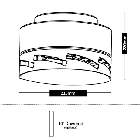 Vencha Lightings: Titanic Motor Only - Black (5507101)