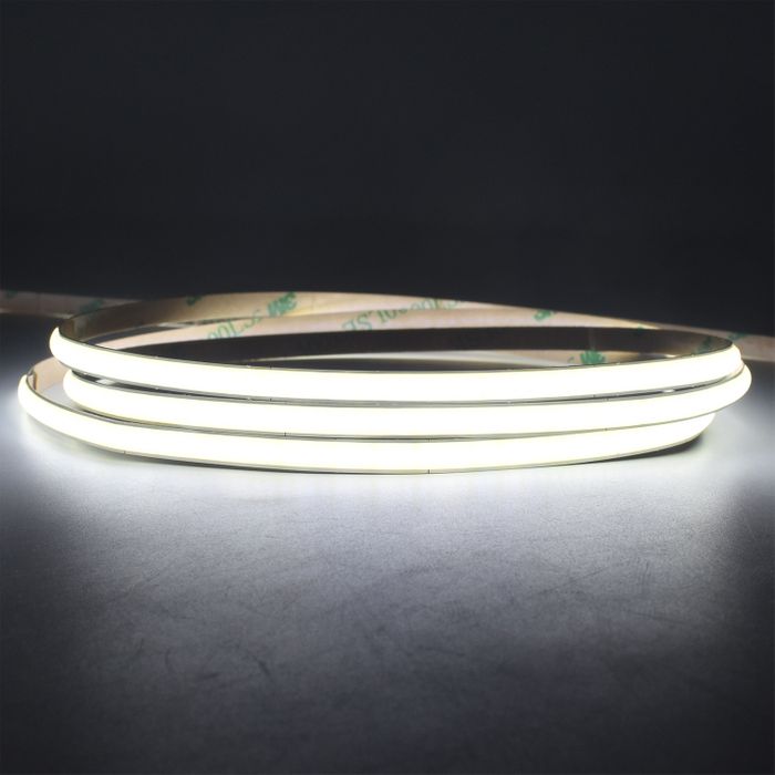 Vencha Lighting: 7w Thin COB LED Strip Light - 24v - IP20 - 1m