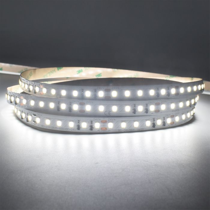 9.6w 2835 Long Run LED Strip Light - 24v - IP20 - 1m