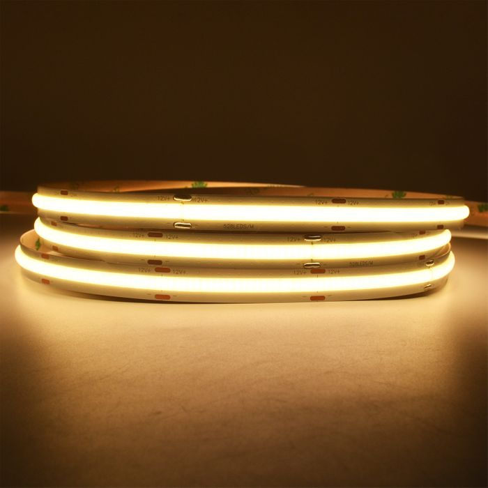 Vencha Lighting: 8w White CSP LED Strip Light - 24v - IP20 - 1m