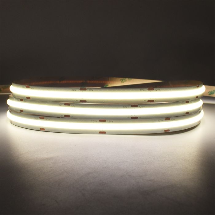 Vencha Lighting: 10w COB Long Run LED Strip Light - 24v - IP20 - 1m