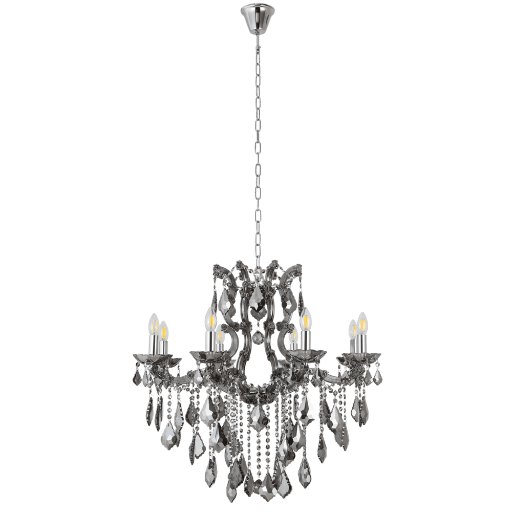 QZAO Lightings: Black Small Crystal Chandelier