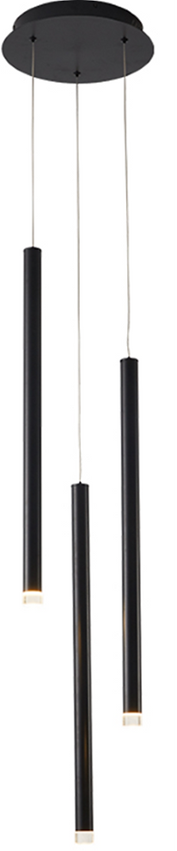 QZAO Lightings: Long Pendants-3 Candles