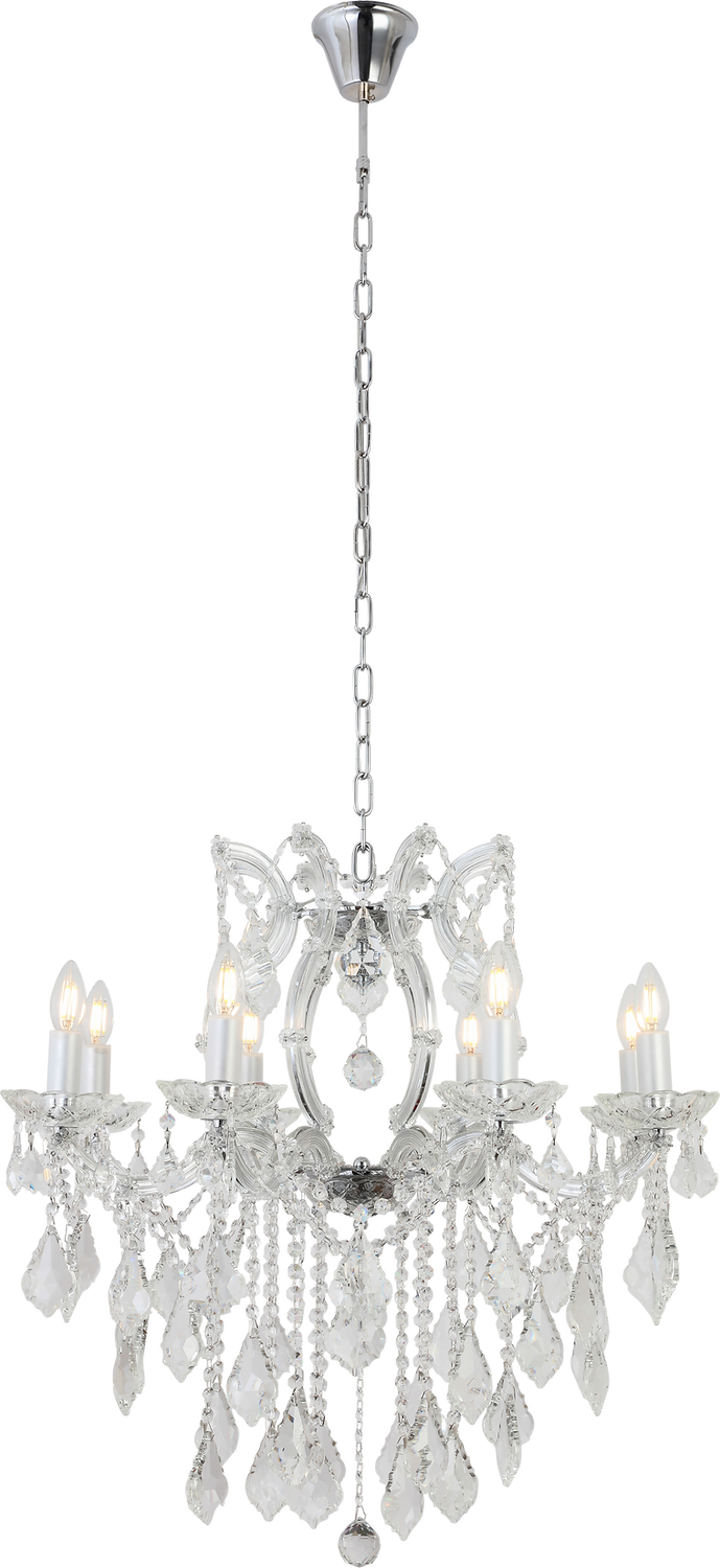 QZAO Lightings: White Small Crystal Chandelier