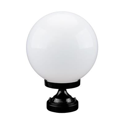 GT-531 Siena 25cm Sphere CTC Pillar Mount - Powder Coated Finish / E27