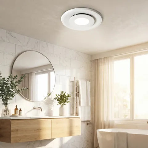 Vencha Extract Halo EC 290 Exhaust Fan with Light - White