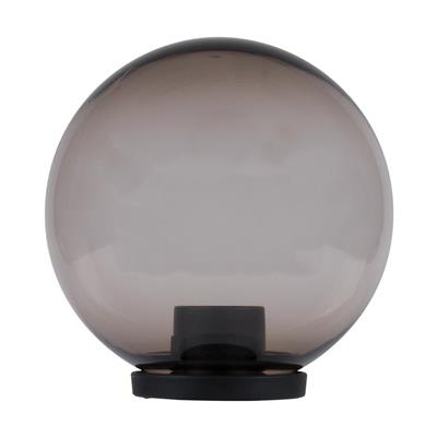 POLYSPHERE Sphere 240V Polycarbonate Garden Light - Black Base - E27