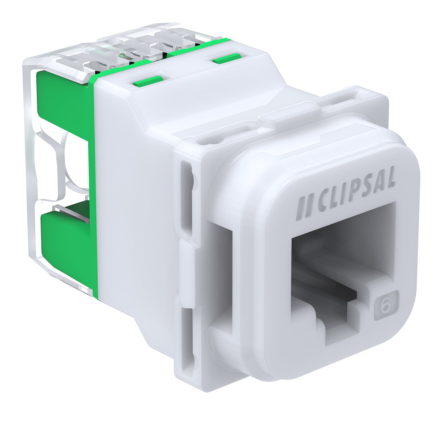 Clipsal 40 Series CAT6 Data Connector RJ45
SKU: CL40RJ45SMA6C-TN