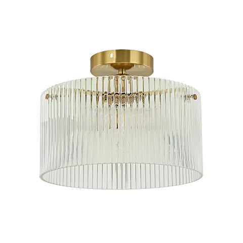 Vencha Medici 300mm Round Glass CTC - Gold