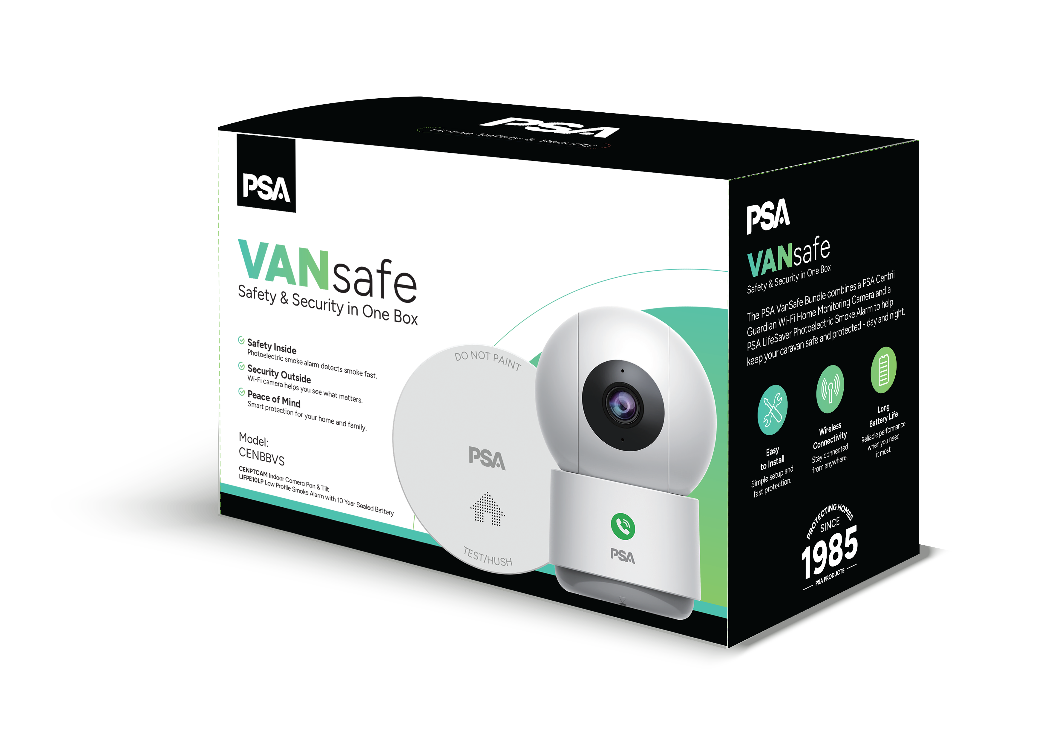 PSA VanSafe CENPTCAM Indoor Camera Pan & Tilt