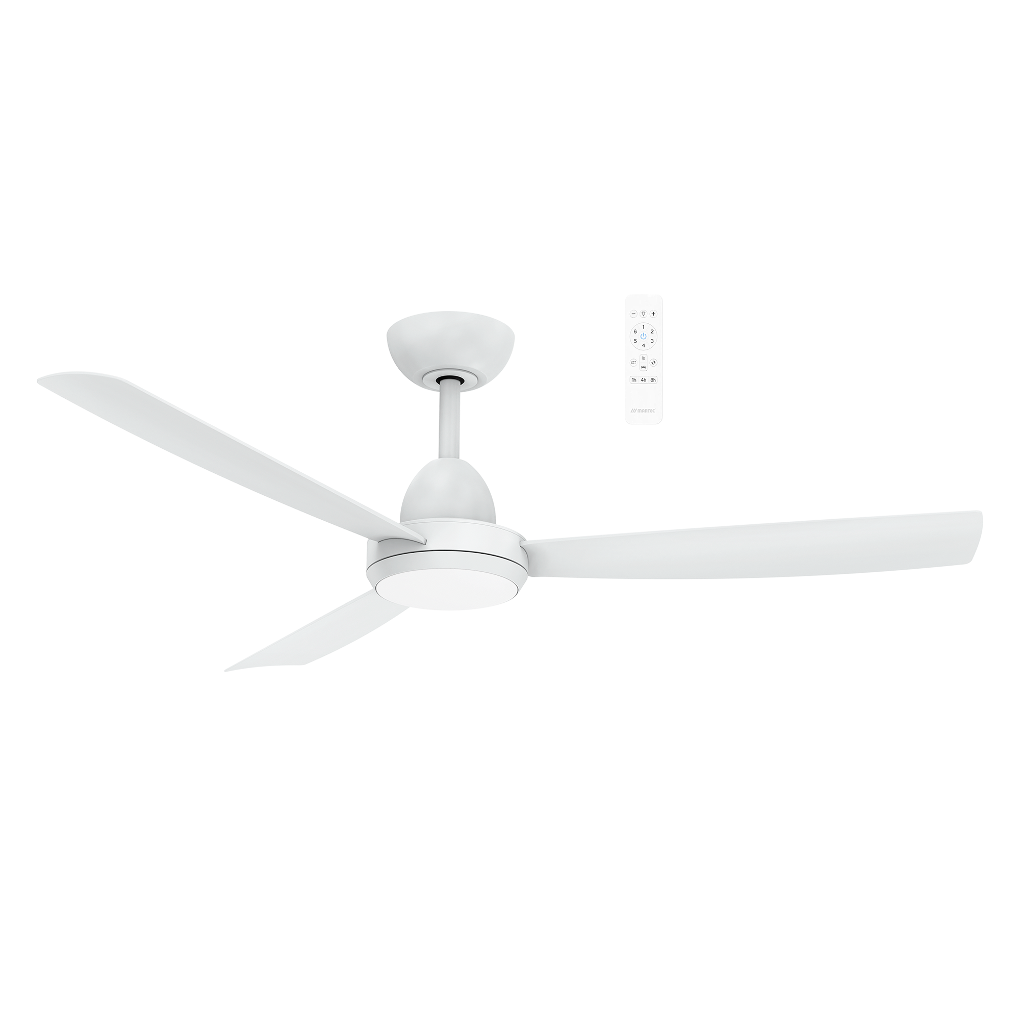 Martec Zorro DC 48″ Ceiling Fan With LED Light And Remote